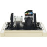 Двойная розетка TV+RJ45 IEK FORTEPIANO категория 5E FP436 ваниль FP-AK20-1-K10