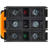 Кнопка с подсветкой и фиксацией IEK MASTER MI-BT60-11TD-3-11-K01 d=22мм 1NO+1NC белая