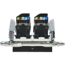 Розетка компьютерная IEK SKANDY SK-K03Bl двойная RJ45 кат.5E черный SK-K20-1-K02